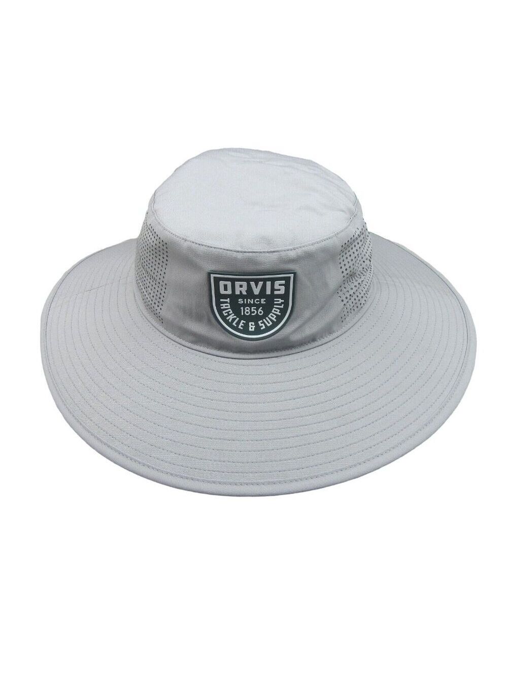 Orvis Wide-Brim Performance Sun Hat Titanium Grey One Size Fit NEW